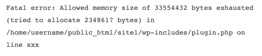 fatal error