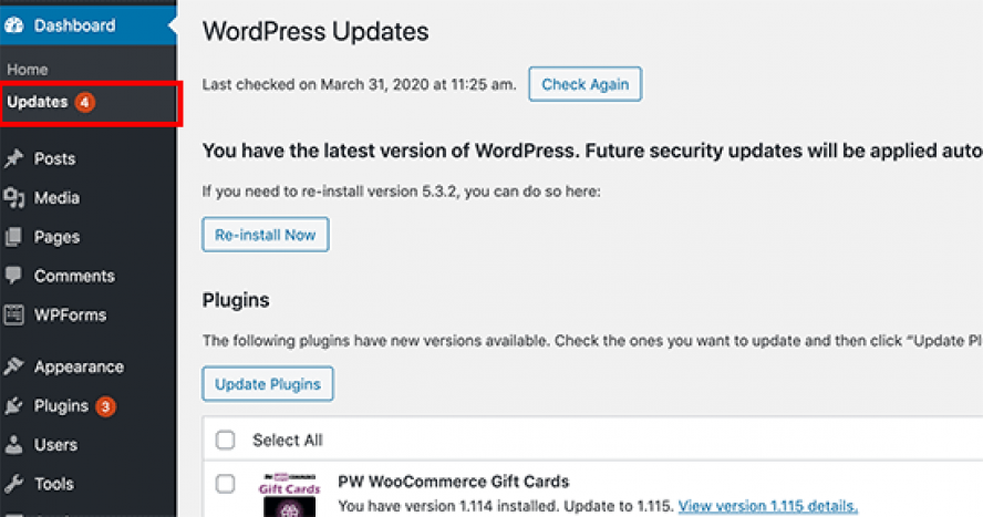 Update your software