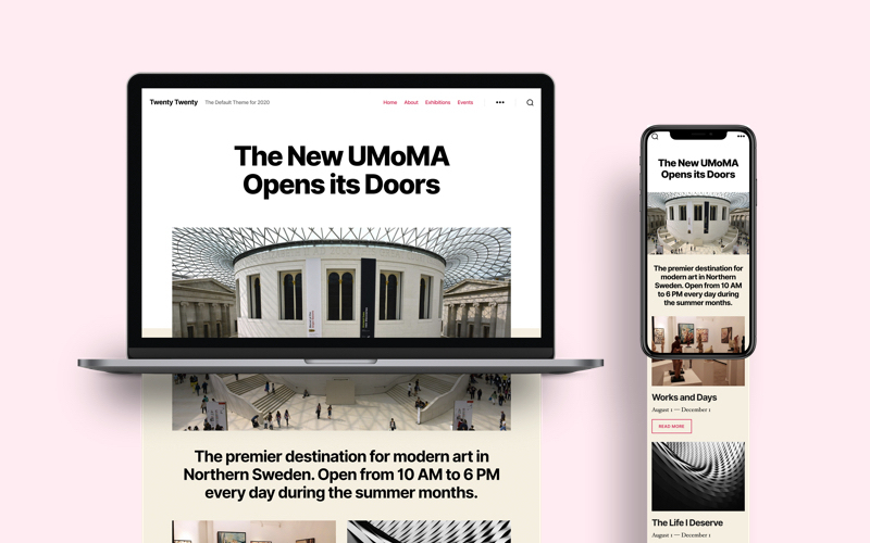 The new default WP Theme Twenty Twenty