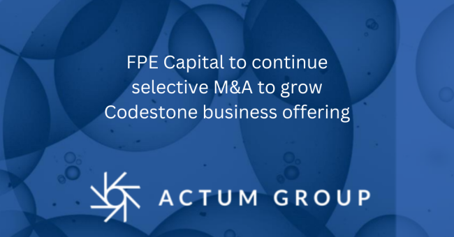FPE Capital to continue selective MA to grow Codestone business offering 3