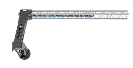 Arm des Start-/Landesystems
