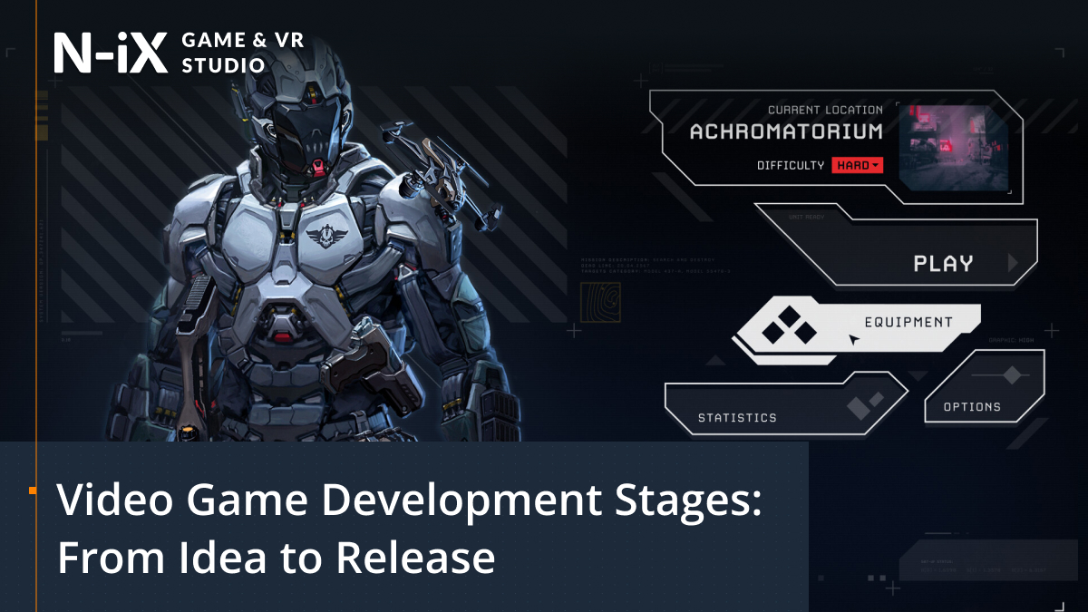 8 Stages of Video Games Development Process - N-iX Game & VR Studio