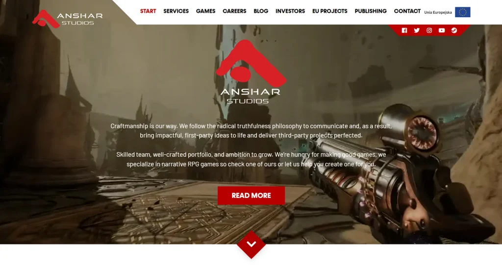 Anshar Studios Unreal Engine outsourcing company