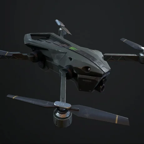 ANIMATION AND VFX – Futuristic Soldier – Drone – 3