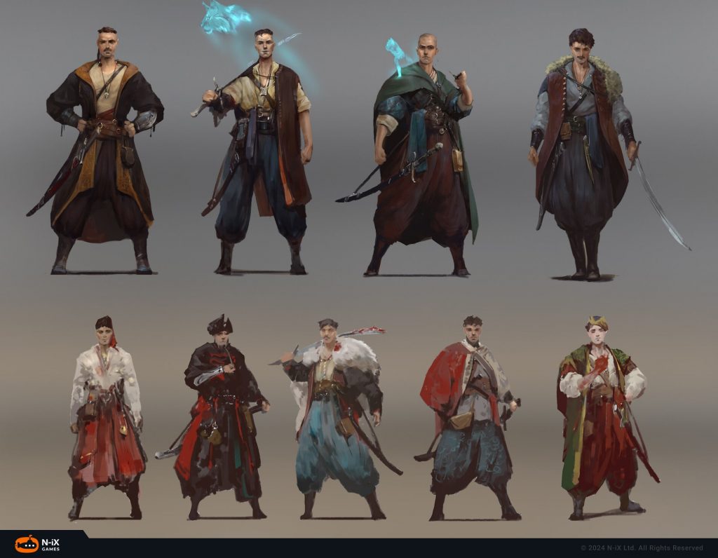 video game concept art sketches