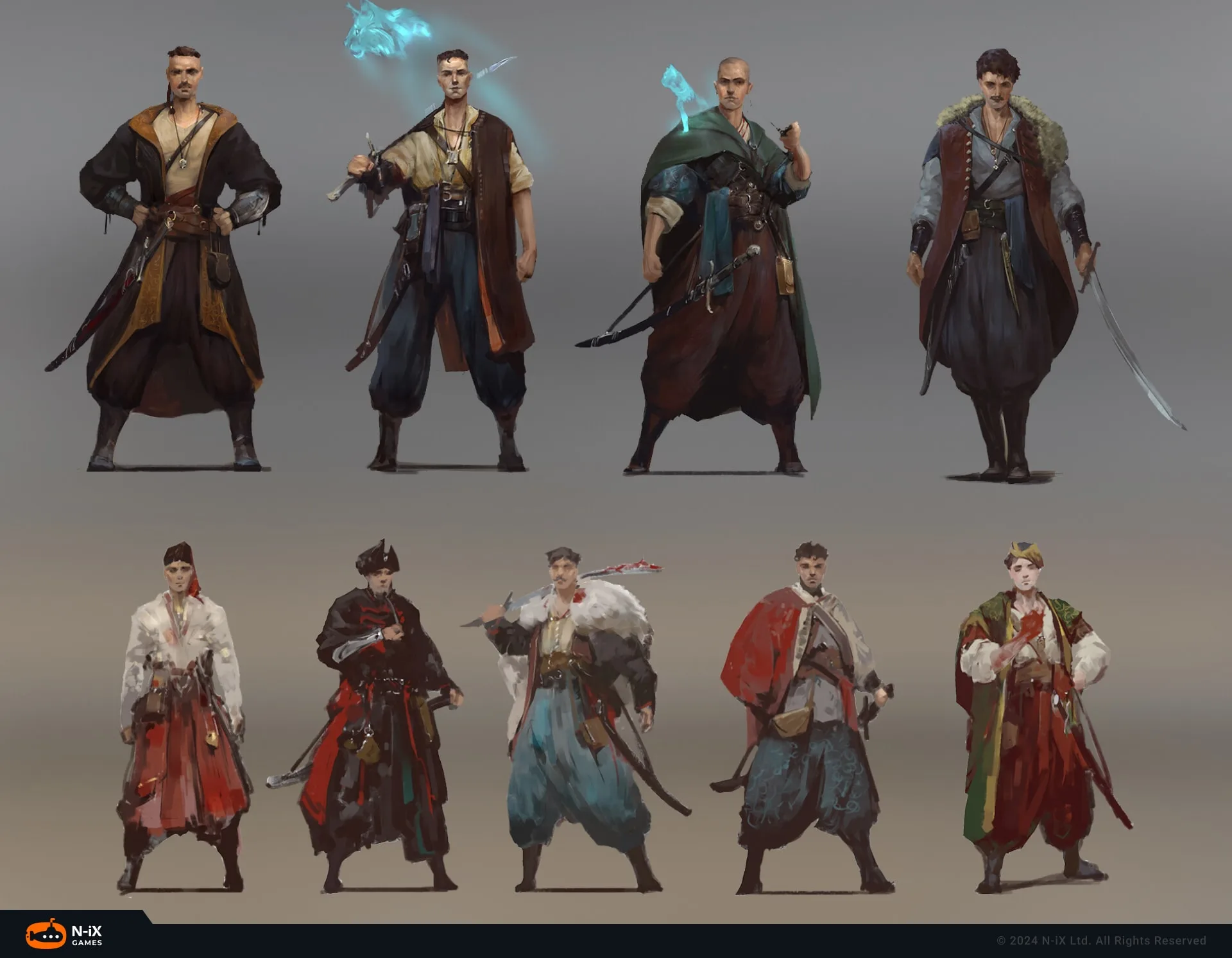 video game concept art sketches