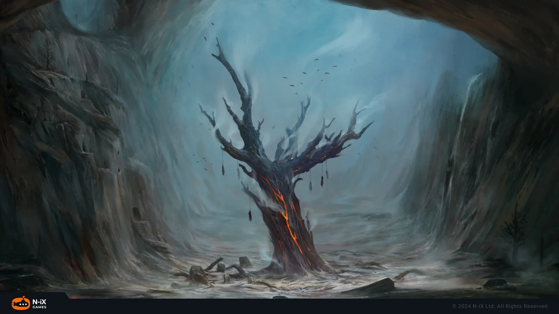 environment video game concept art