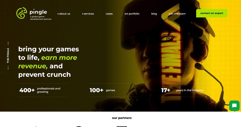 Pingle Studio game development company list