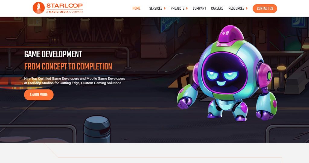 Starloop Studios game development companies list