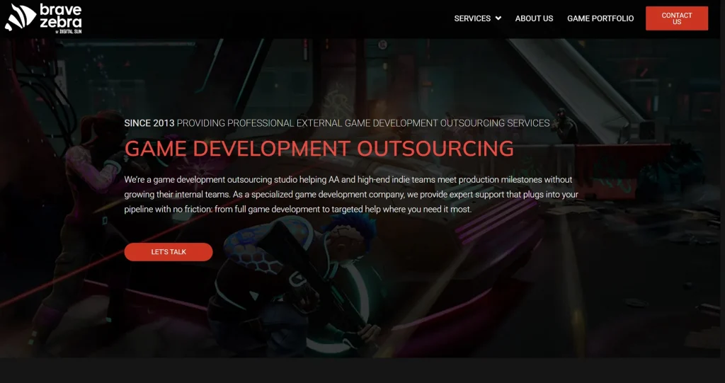 brave zebra top mobile game development company
