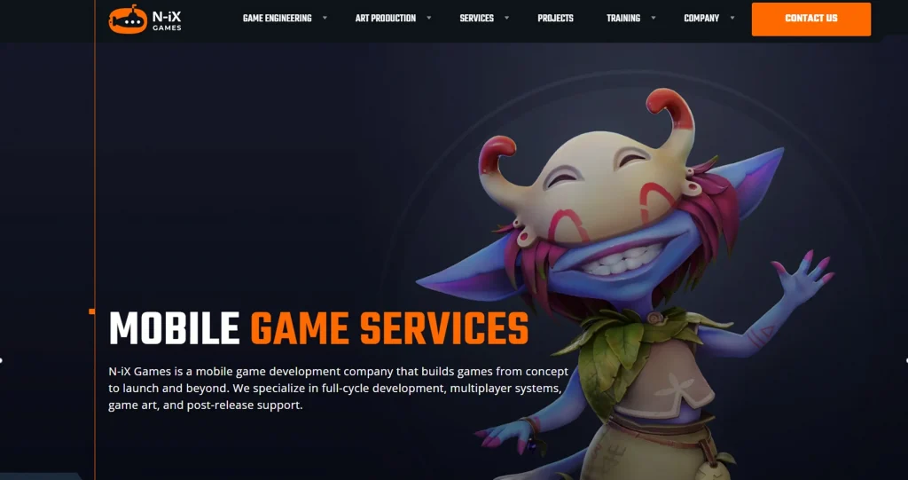 N-iX Games best mobile game company