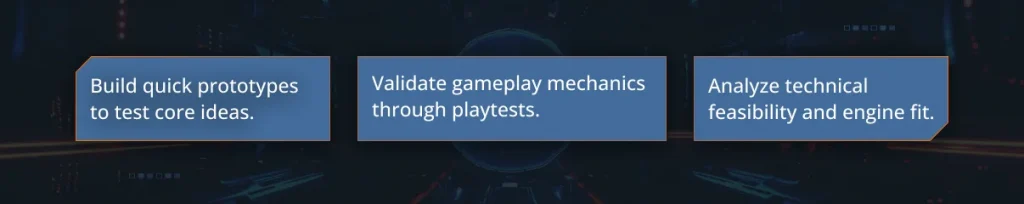 game development stages - prototype