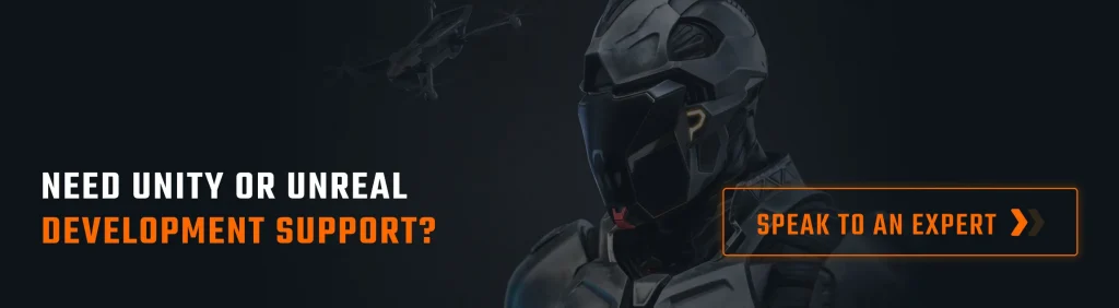 unity or unreal game development