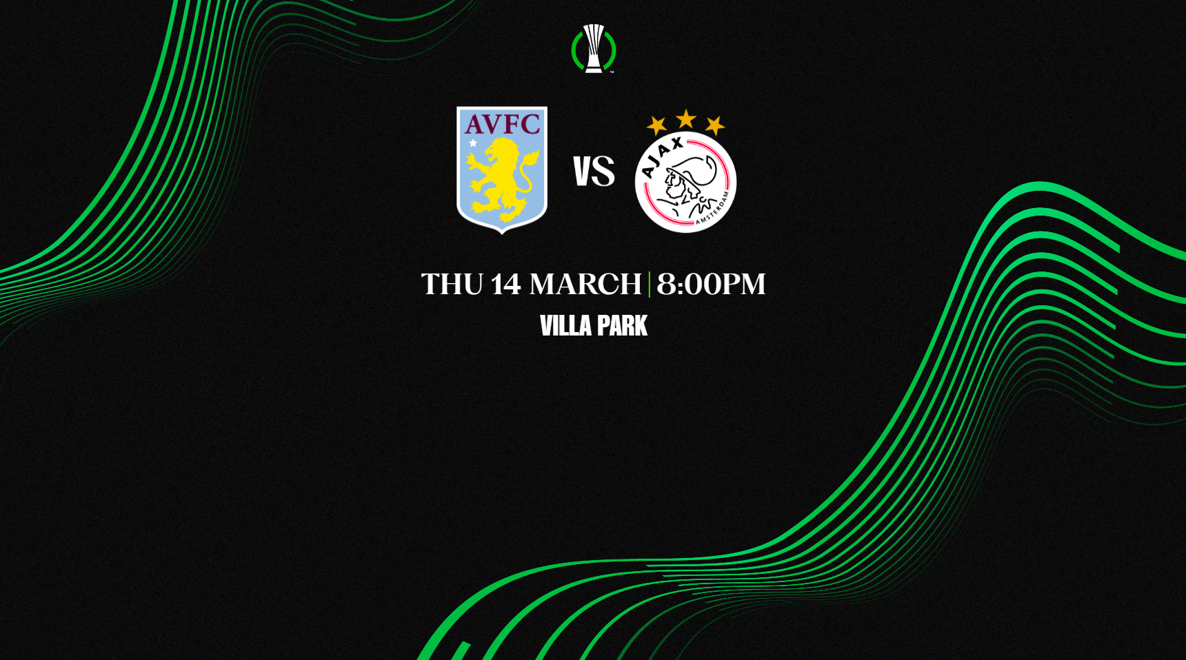 Ajax ticket details (second leg) | Aston Villa