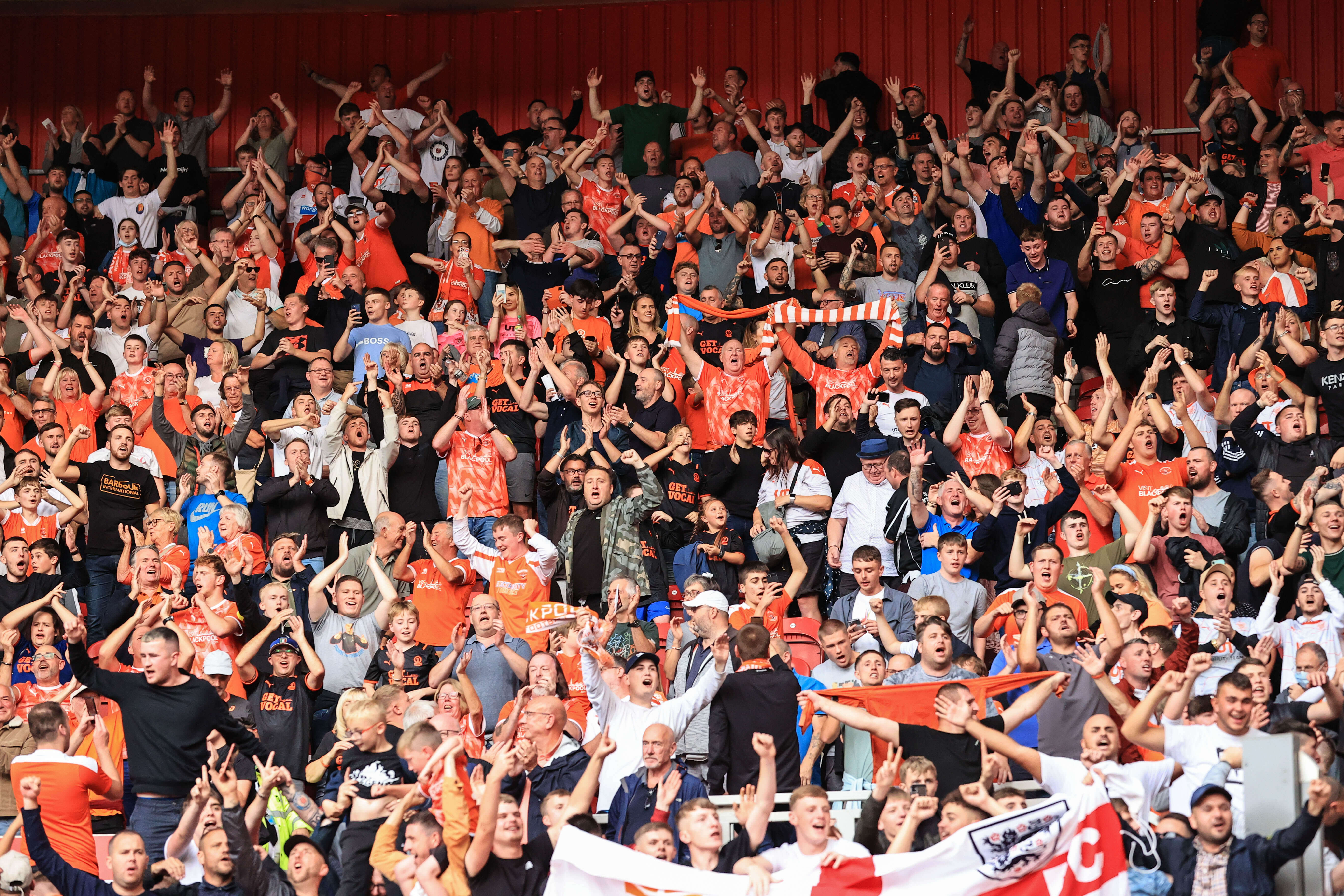 Fanion Blackpool FC – Vintage Occasion – Pour Fans De Foot Anglais