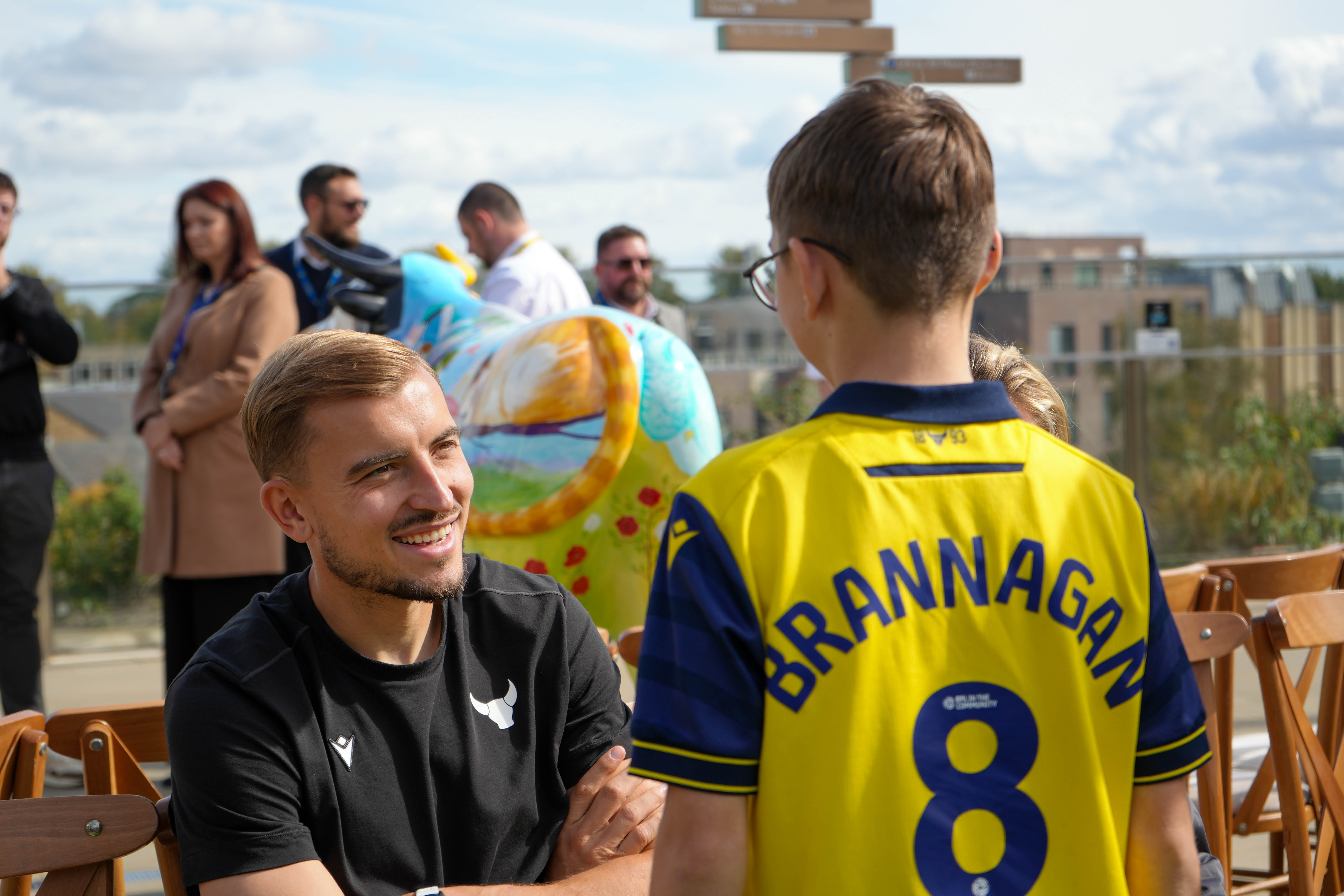 Young Oxford United fan features in U's 2025/26 men's squad photo