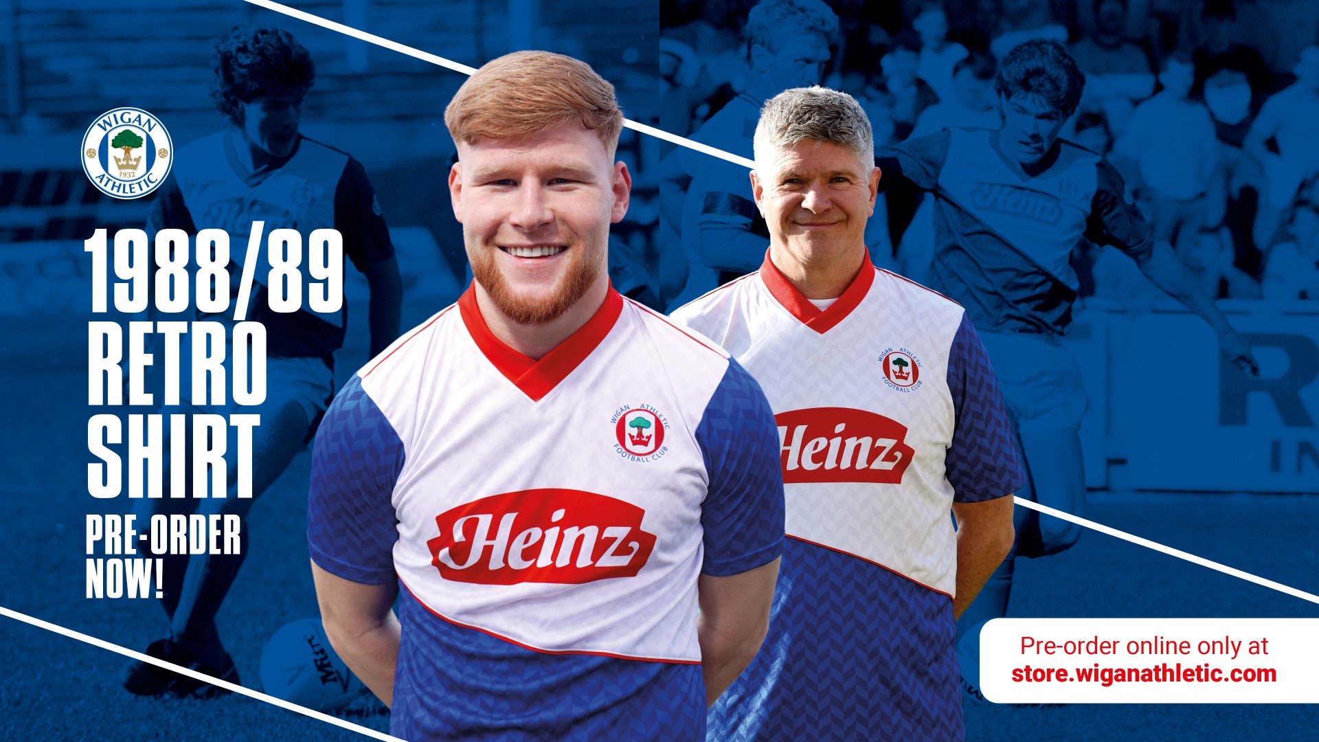 wigan retro shirt