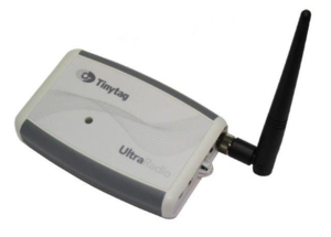 Tinytag Ultra radio temp/RH data logger for monitoring in pharmaceutical warehouse