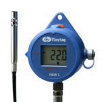 TV-4505 Tinytag View 2 temperature and relative humidity data logger with digital display and attached temp/RH probe