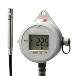 TV-4506 Tinytag View 2 grey temperature and relative humidity data logger with digital display and attached temp/RH probe