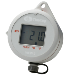 TV-4501 Tinytag View 2 grey temperature and relative humidity data logger with digital display