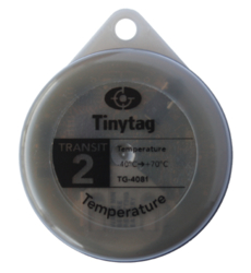 TG-4081 Tinytag Transit 2 grey temperature data logger - top singular view