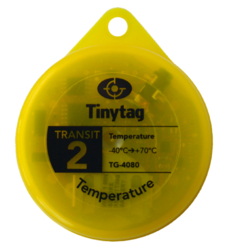 TG-4080 Tinytag Transit 2 yellow temperature data logger - top view