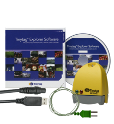 Tinytag thermocouple data logger starter pack (logger, software & cable) - TGU-4550-SPK