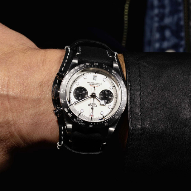 Tudor all store black chronograph