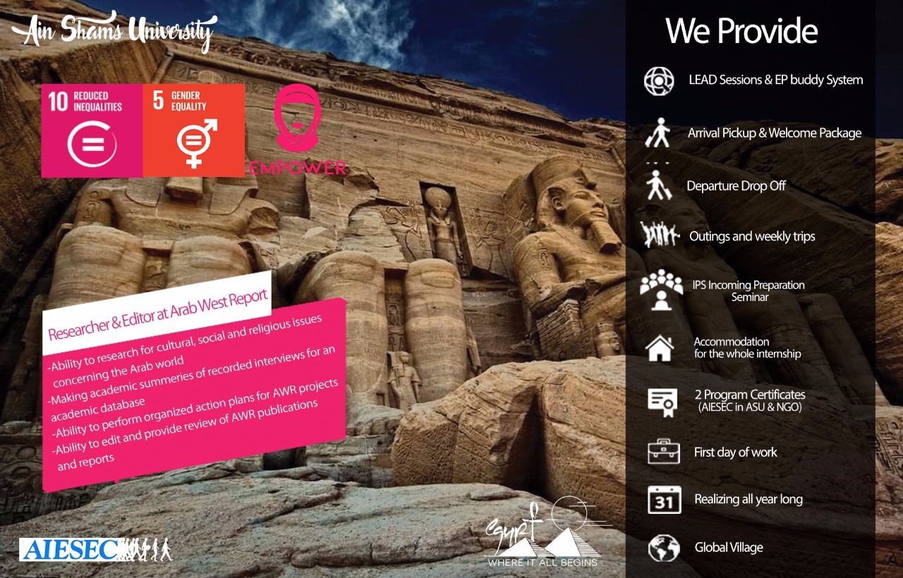 Global Volunteer Researcher Editor At Arab West Report - 