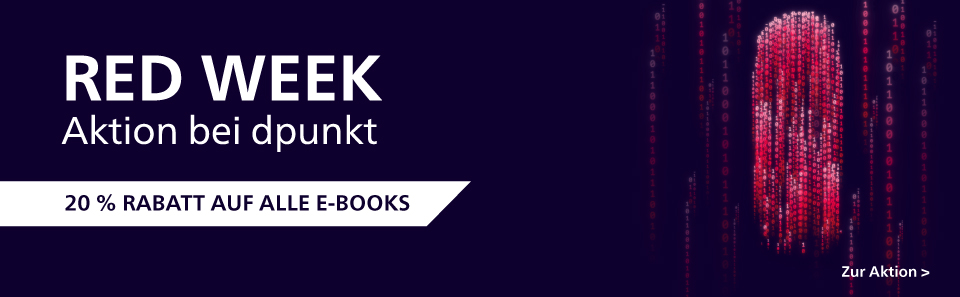 Red Week. 20 % auf alle E-Books bei dpunkt