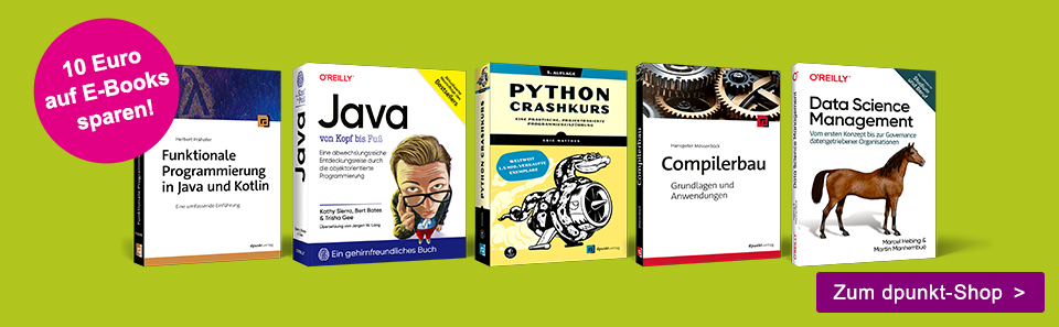 10 Euro auf E-Books bei dpunkt sparen