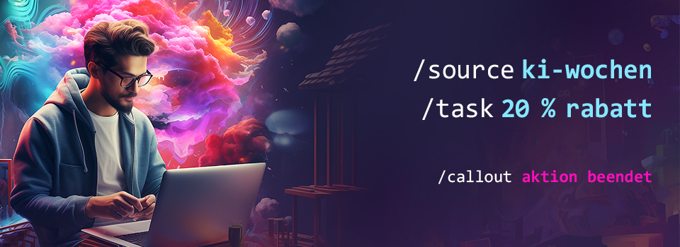 KI-Wochen: 20 % Rabatt