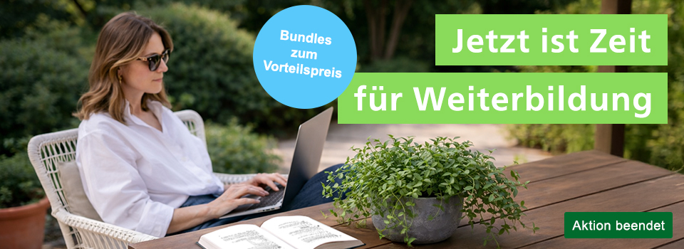 Jetzt ist Zeit für Weiterbildung. Aktion beendet