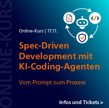 Spec-Driven Development mit KI-Coding-Agenten: Online-Kurs am 17. November