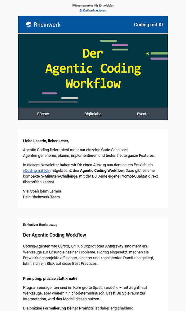 Newsletter IT: Agentic Code