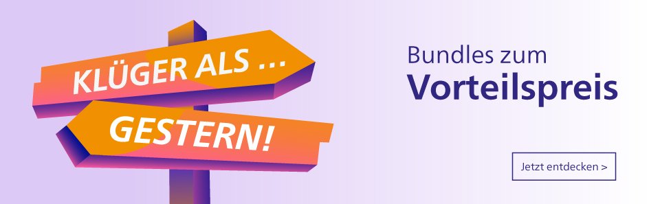 Klüger als gestern | Bundles zum Vorteilspreis