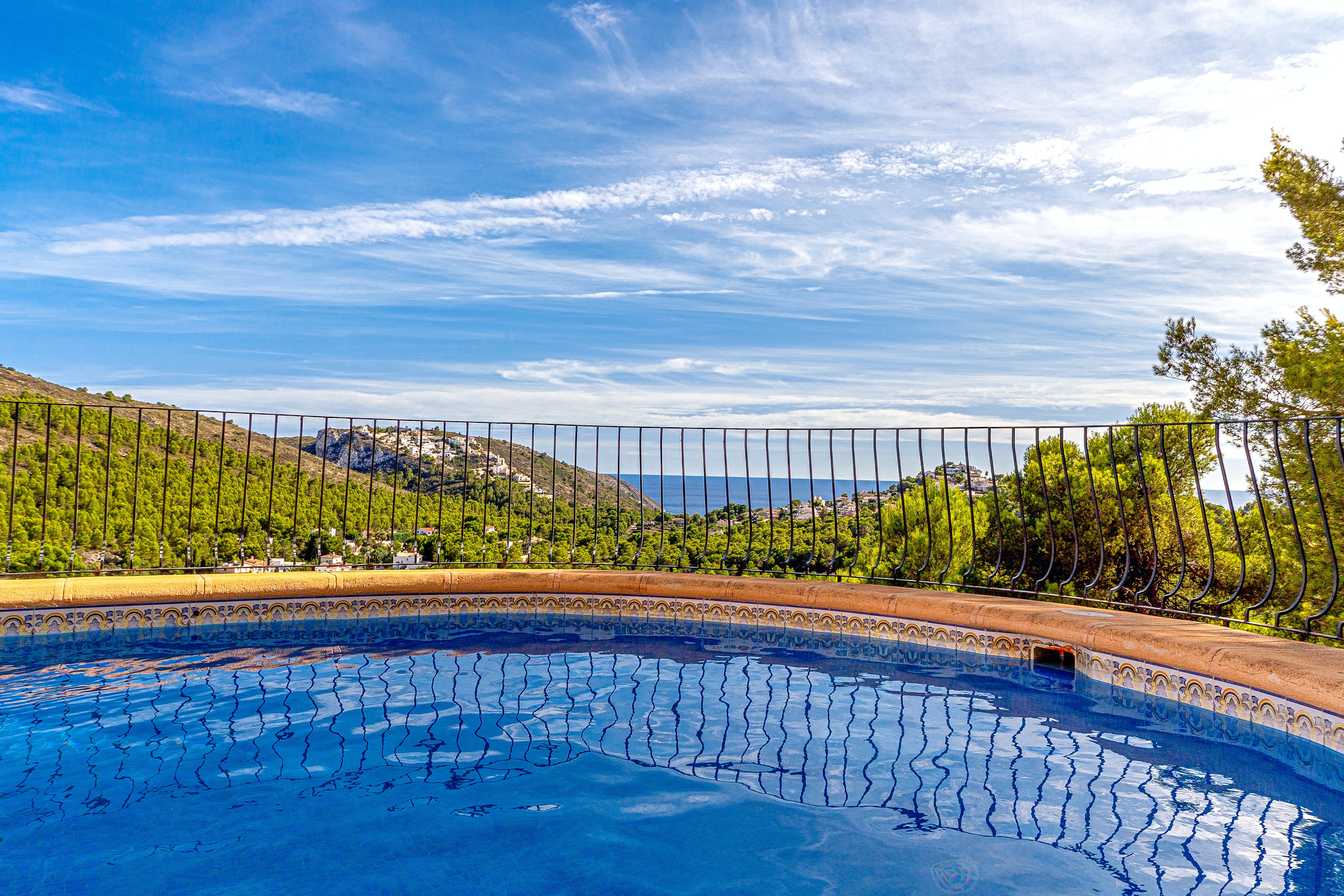 Vista a la piscina