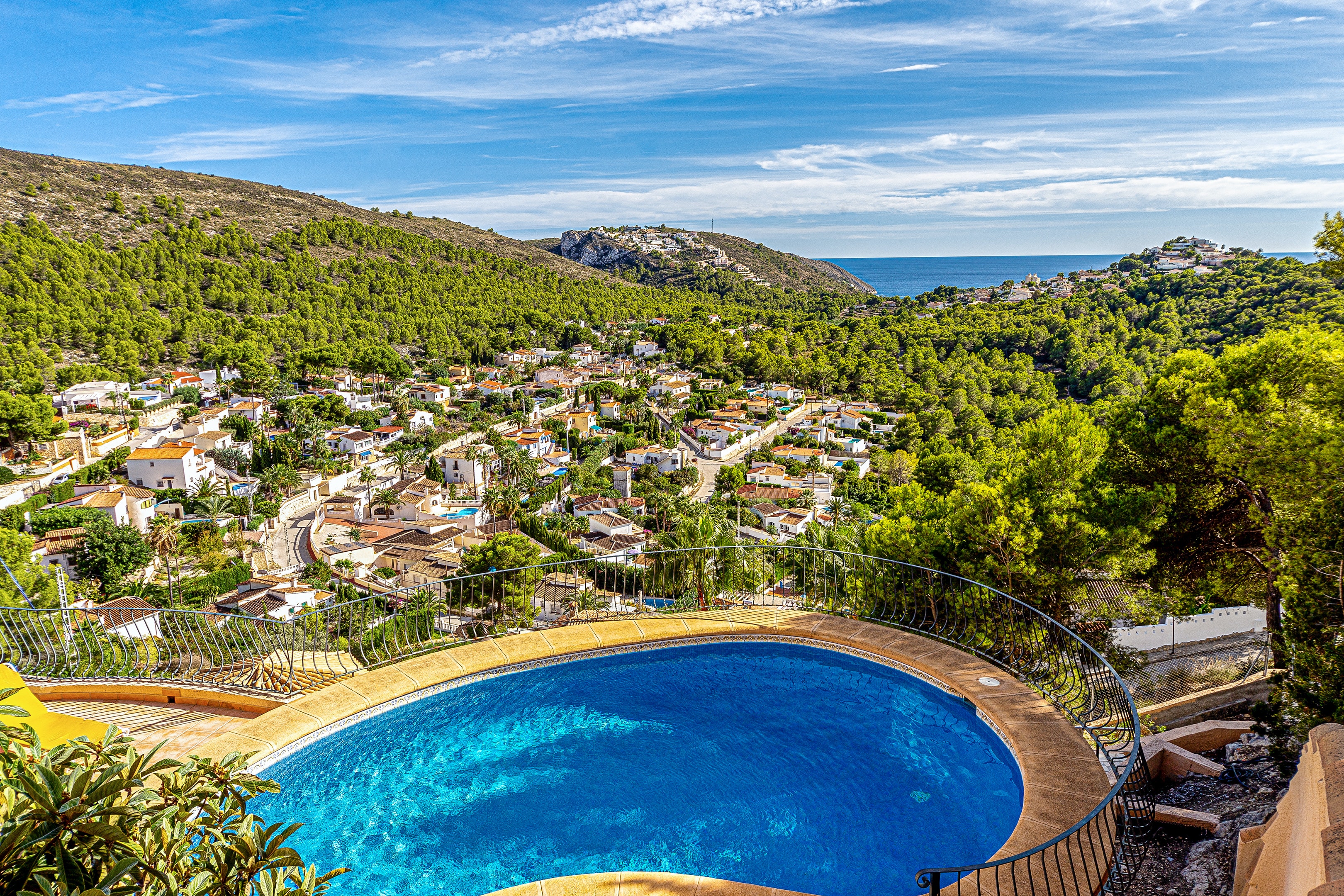 Vista a la piscina