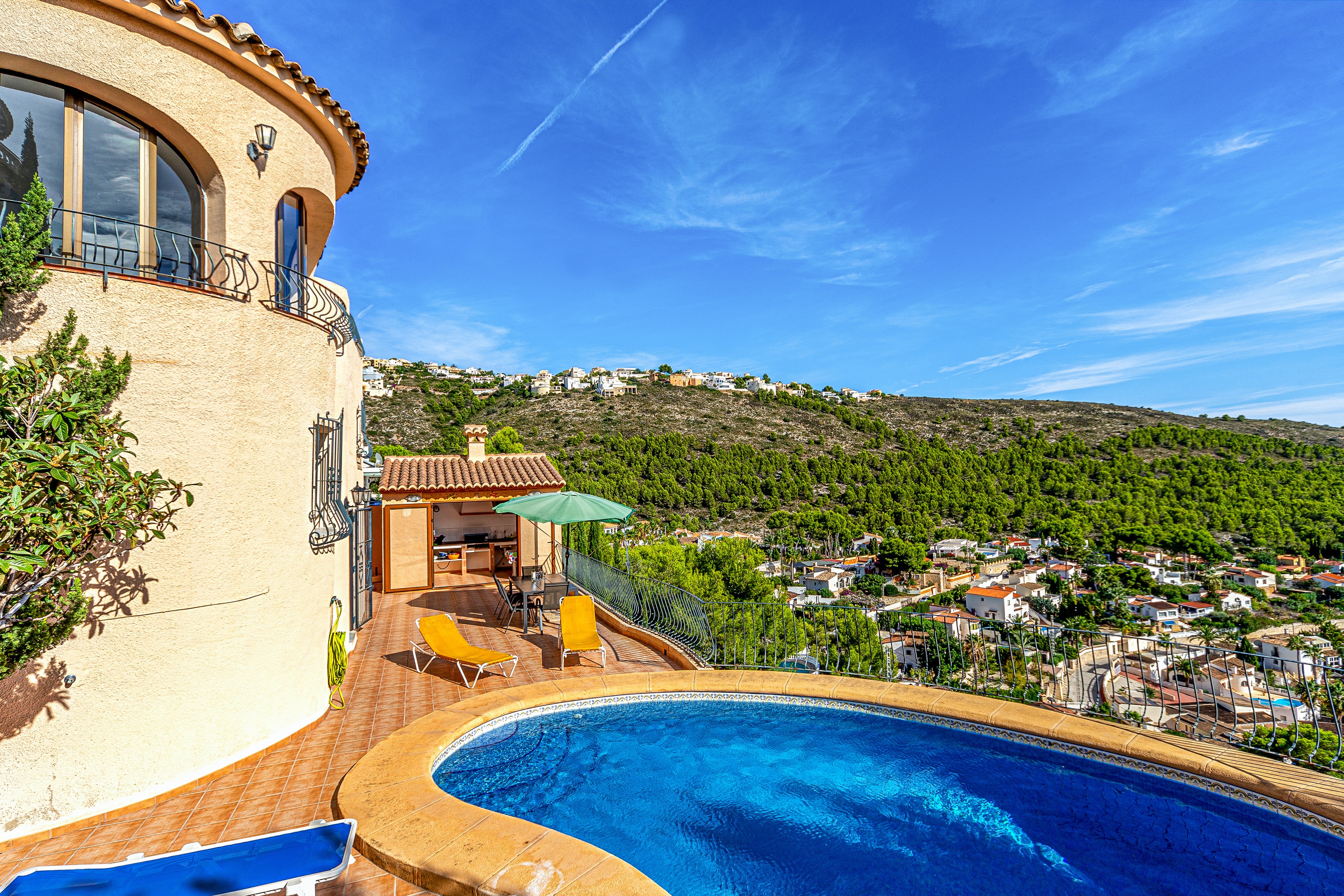 Vista a la piscina