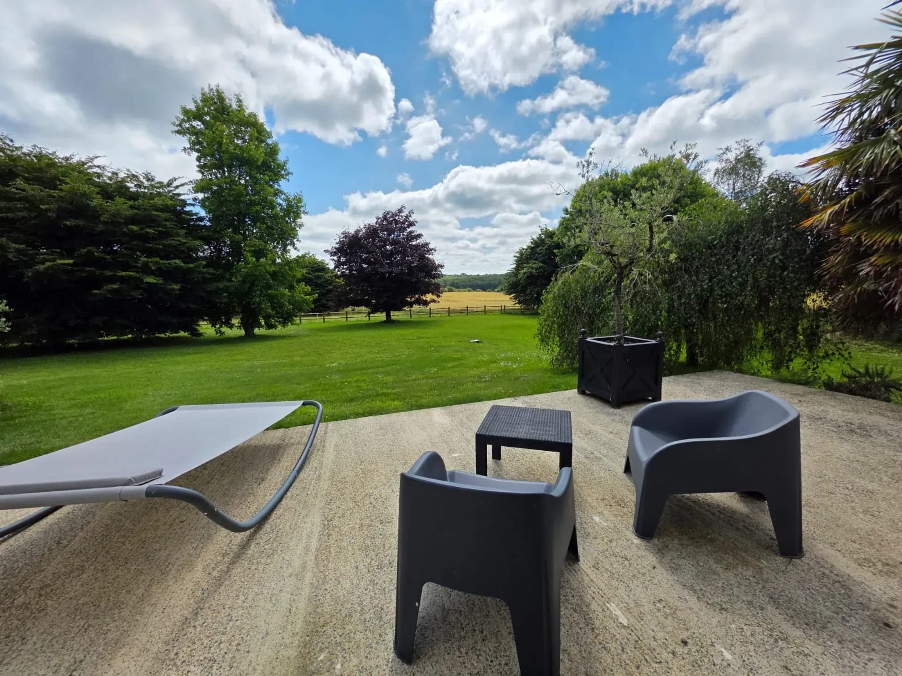 Vue sur jardin