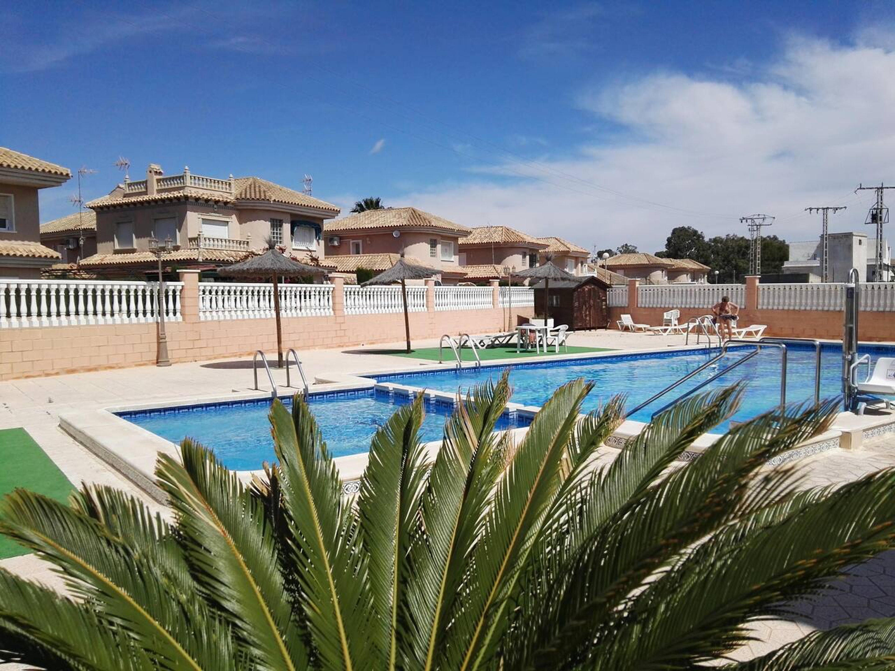 Vue sur piscine