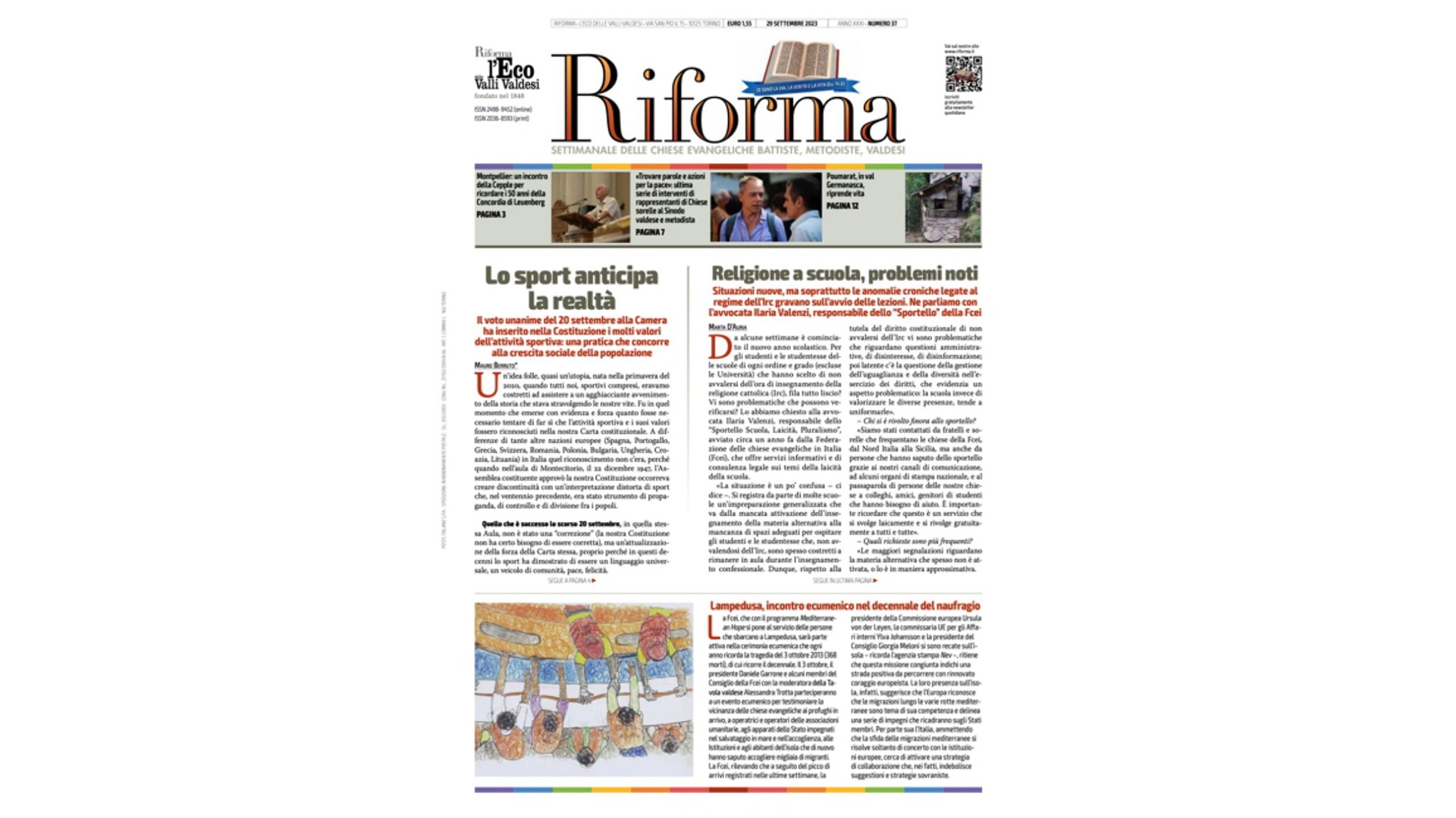 Scuola, sport e impegno per la giustizia