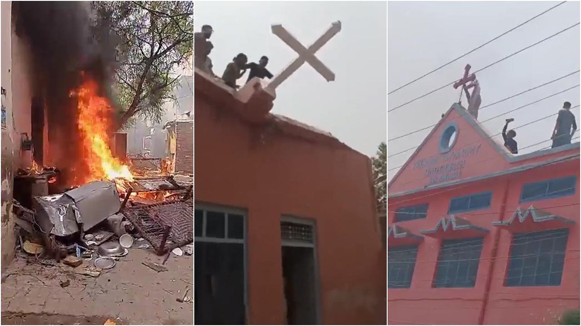 Oltre venti chiese date alle fiamme in Pakistan