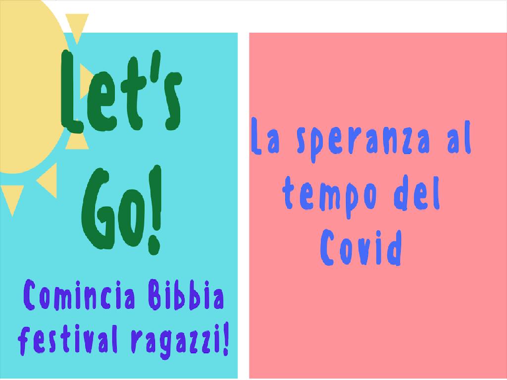 Bibbia Festival 2021 ragazzi