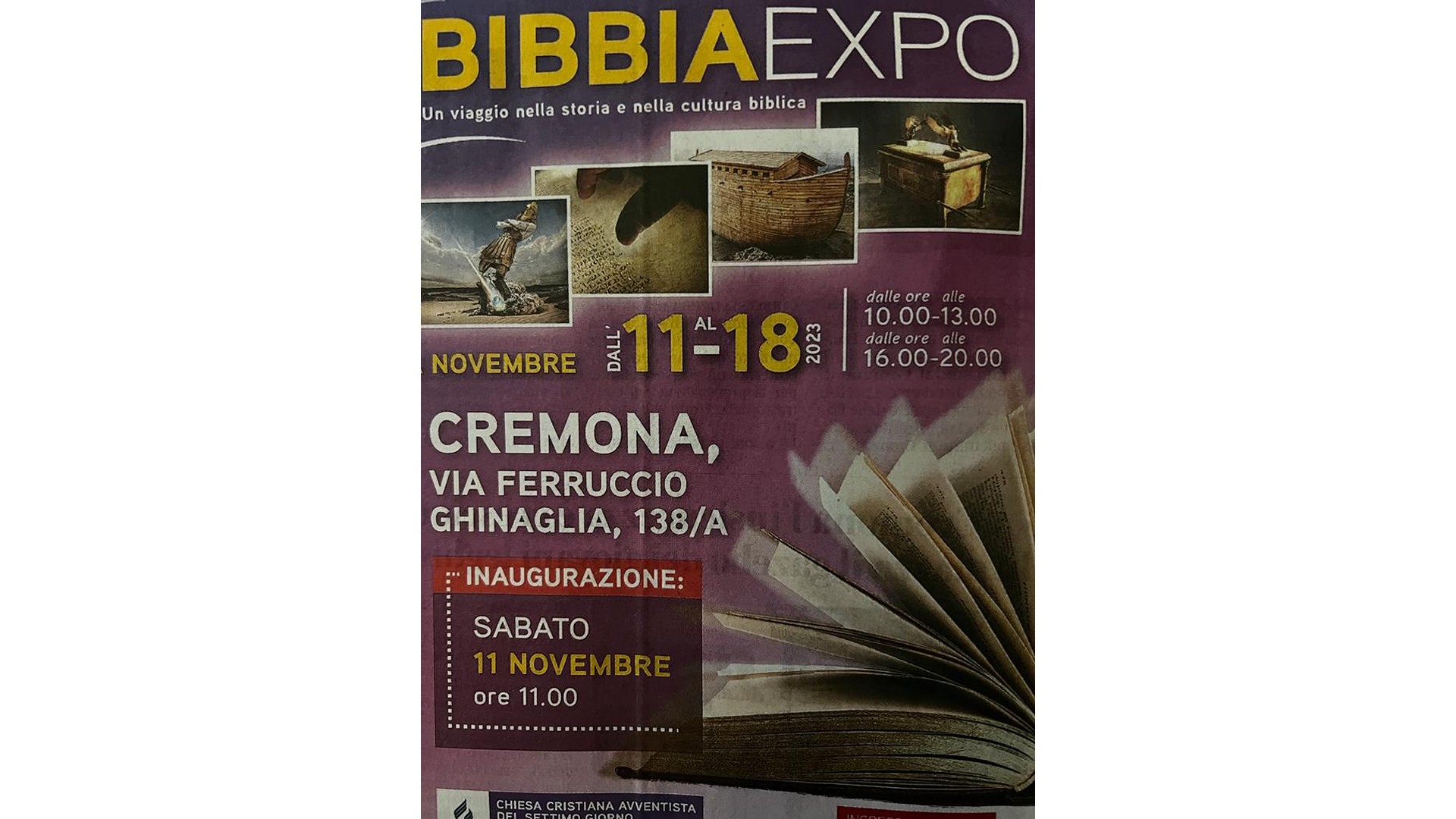 Bibbia Expo a Cremona