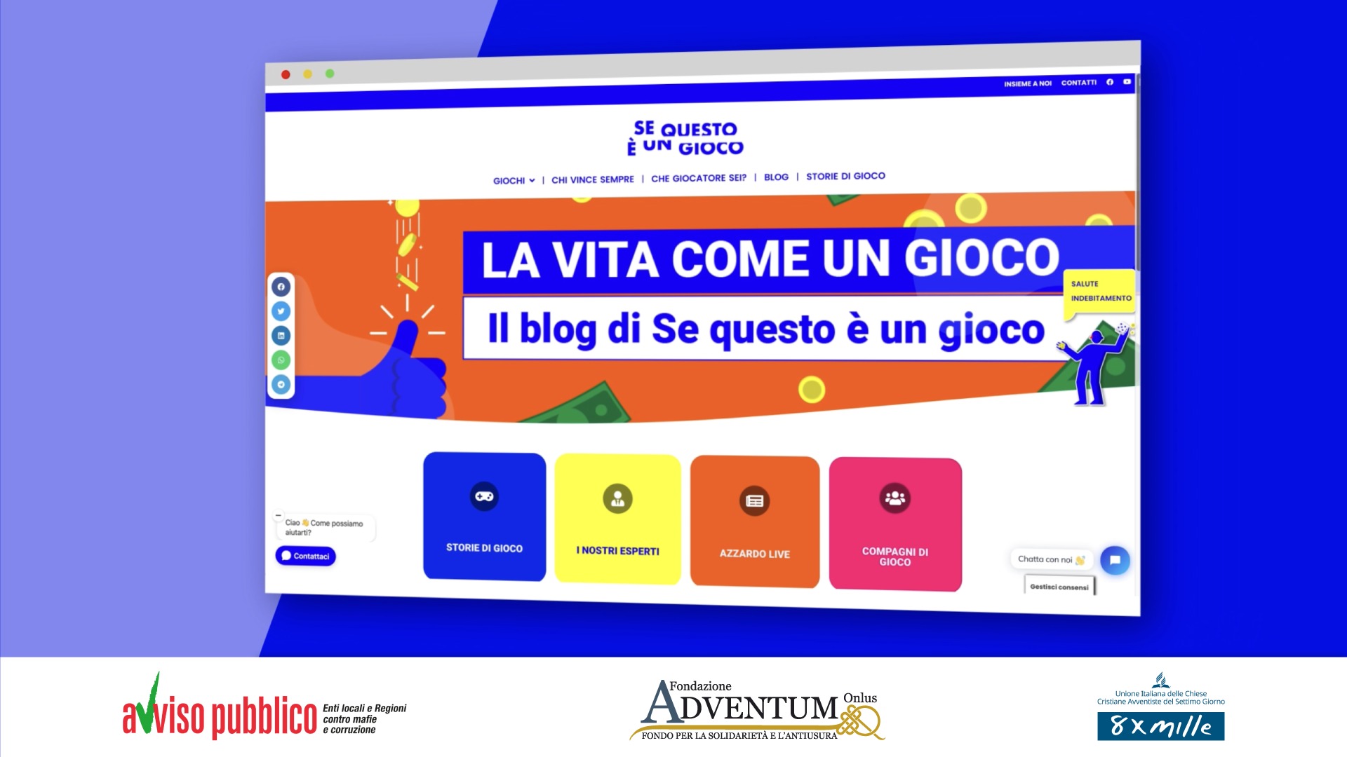 “La vita come un gioco”, online il blog del progetto “Se questo è un gioco”