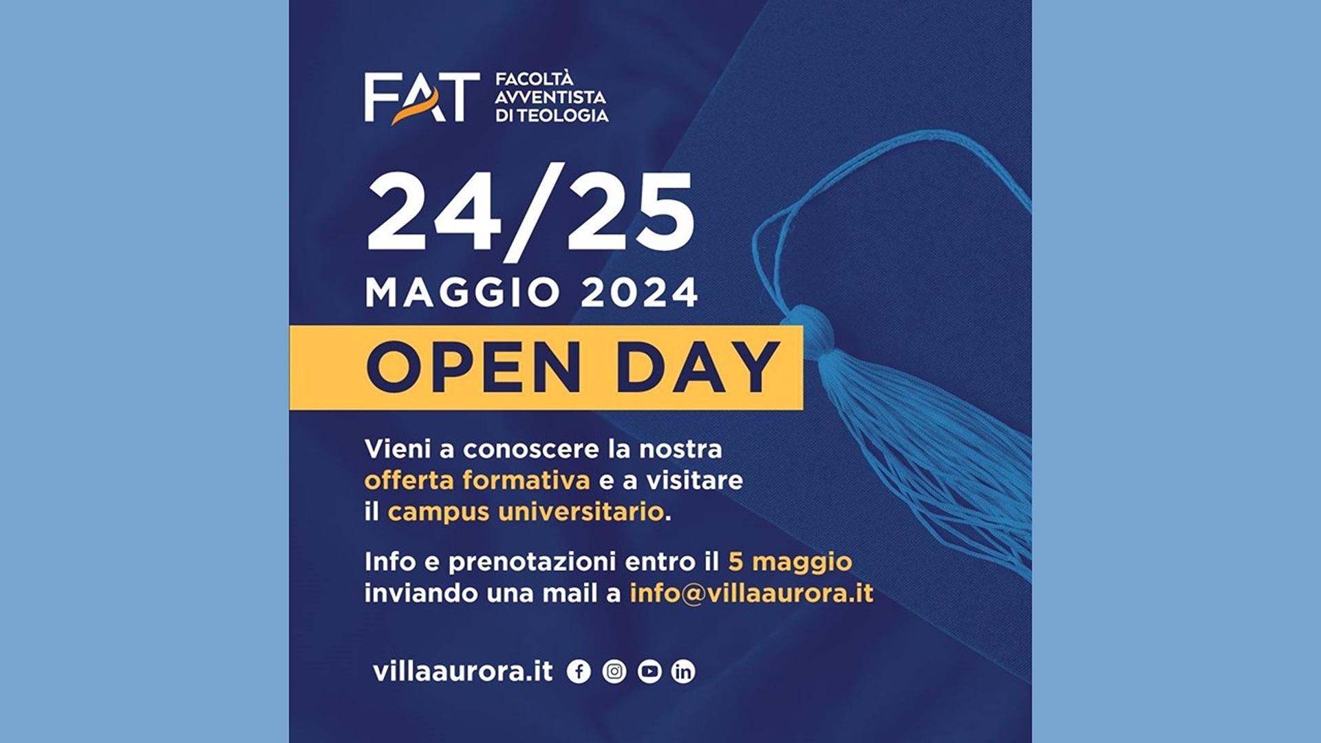 Facoltà di teologia. Open Day 2024
