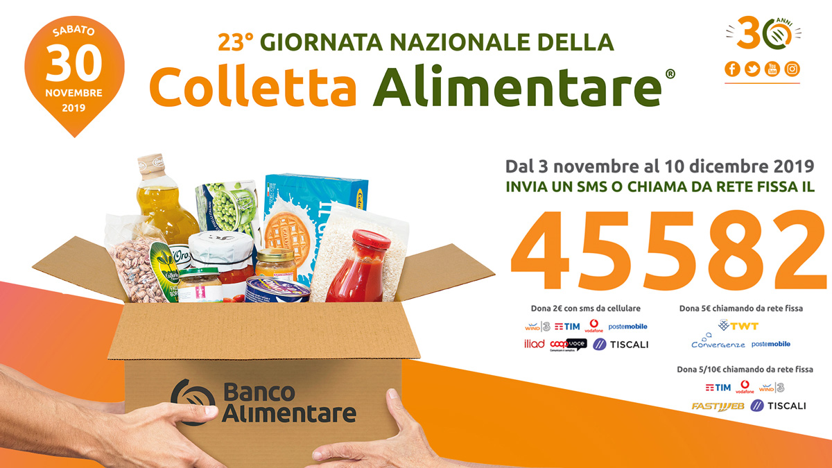 Giornata Nazionale della Colletta Alimentare: donare la spesa a chi è in povertà!