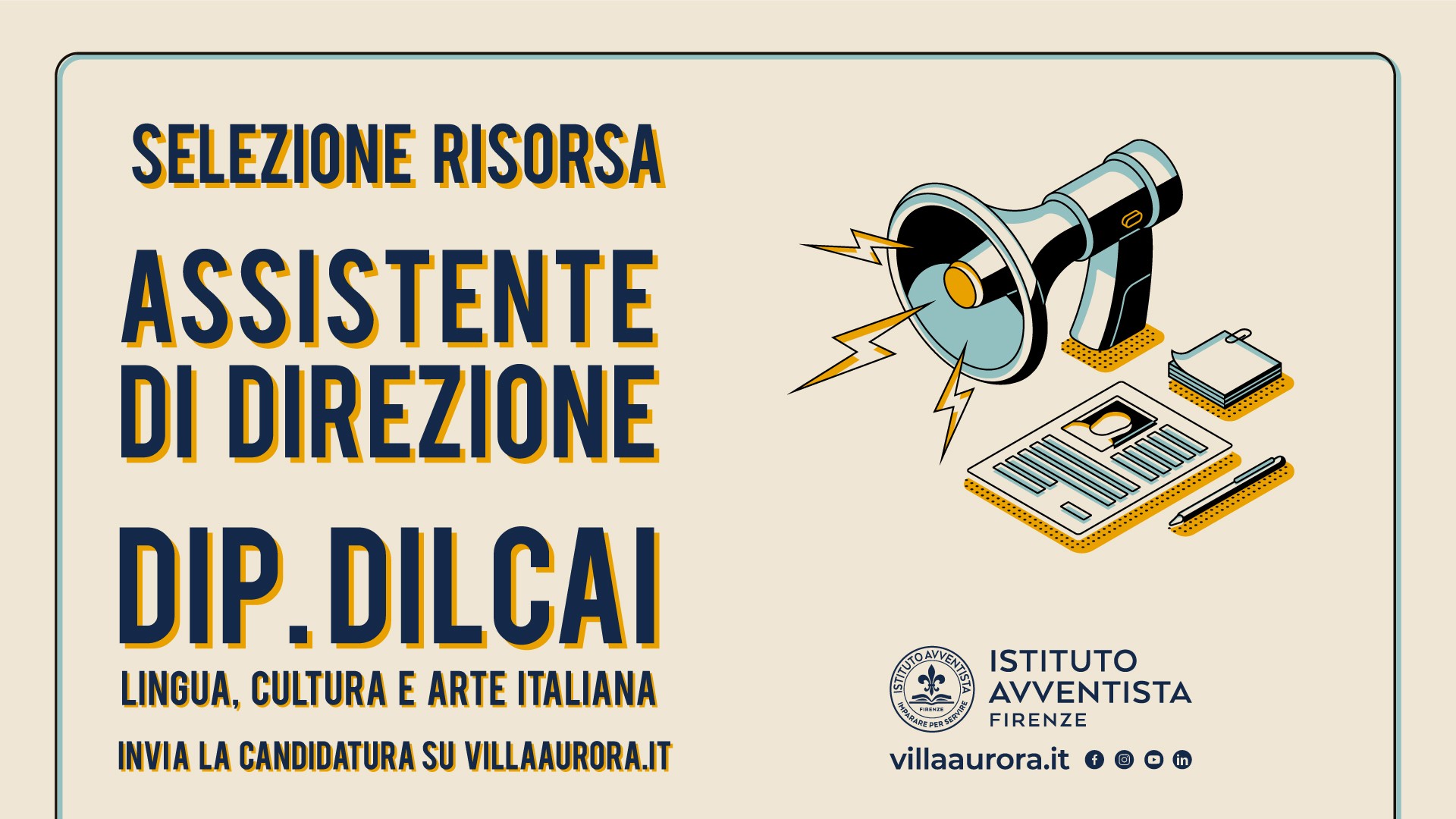 Villa Aurora. Selezione risorsa Dipartimento Dilcai